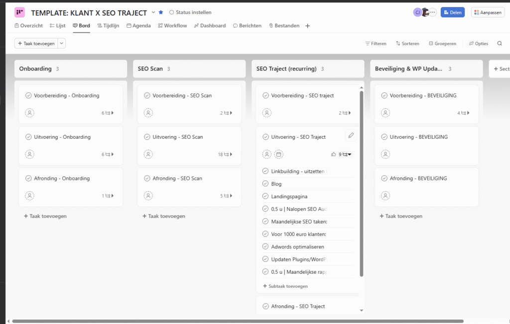 SEO workflow voor bloggen met AI – voorbeeld uit klantproject van René Greve