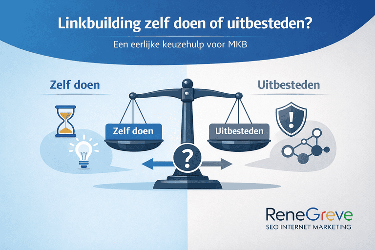 linkbuilding zelf doen of uitbesteden